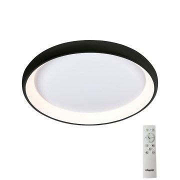 Azzardo AZ5072 - LED Dimbar taklampa ANTONIO LED/50W/230V svart + fjärrkontroll