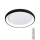 Azzardo AZ5072 - LED Dimbar taklampa ANTONIO LED/50W/230V svart + fjärrkontroll