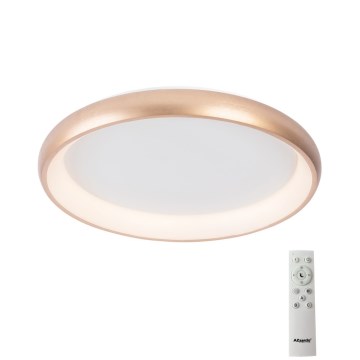 Azzardo AZ5073 - LED Dimbar taklampa ANTONIO LED/50W/230V guld + fjärrkontroll