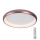 Azzardo AZ5074 -LED Dimbar taklampa ANTONIO LED/80W/230V brun + fjärrkontroll