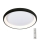 Azzardo AZ5075 -LED Dimbar taklampa ANTONIO LED/80W/230V svart + fjärrkontroll