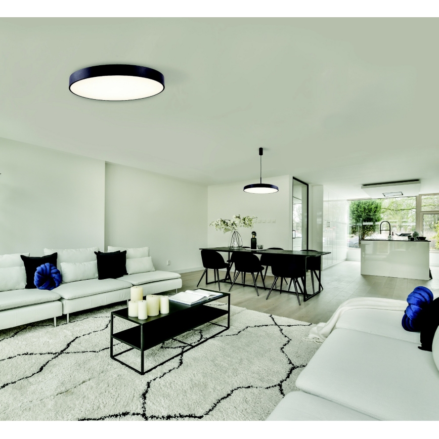 Azzardo AZ5085 - LED Dimbar taklampa MARCELLO LED/80W/230V svart