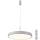 Azzardo AZ5090 - LED ljusreglerad ljuskrona på textilsladd MARCELLO LED/60W/230V vit + fjärrkontroll