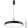 Azzardo AZ5091 - LED ljusreglerad ljuskrona på textilsladd MARCELLO LED/60W/230V svart + fjärrkontroll