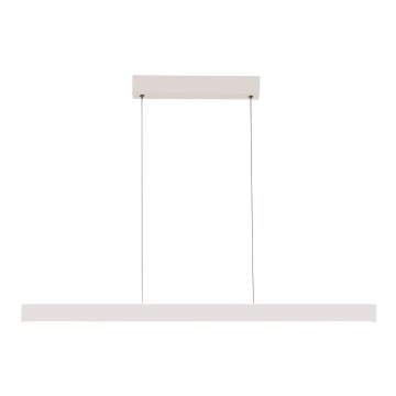 Azzardo AZ5108 - LED ljusreglerad ljuskrona på textilsladd OLIVIER LED/50W/230V vit