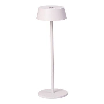 Azzardo AZ5334 - LED Utomhus ljusreglerad rechargeable lampa GILBERTO LED/2W/5V IP54 vit