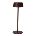 Azzardo AZ5336 - LED Utomhus dimbar uppladdningsbar lampa GILBERTO LED/2W/5V IP54 brun