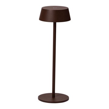 Azzardo AZ5336 - LED Utomhus ljusreglerad rechargeable lampa GILBERTO LED/2W/5V IP54 brun