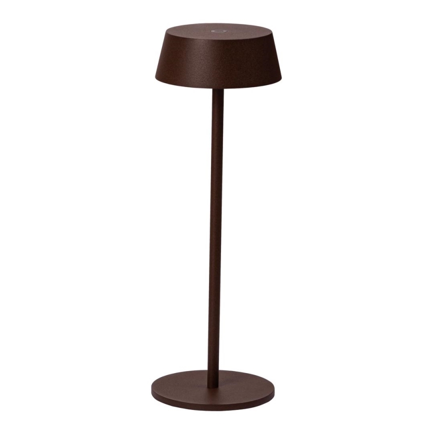 Azzardo AZ5336 - LED Utomhus ljusreglerad rechargeable lampa GILBERTO LED/2W/5V IP54 brun