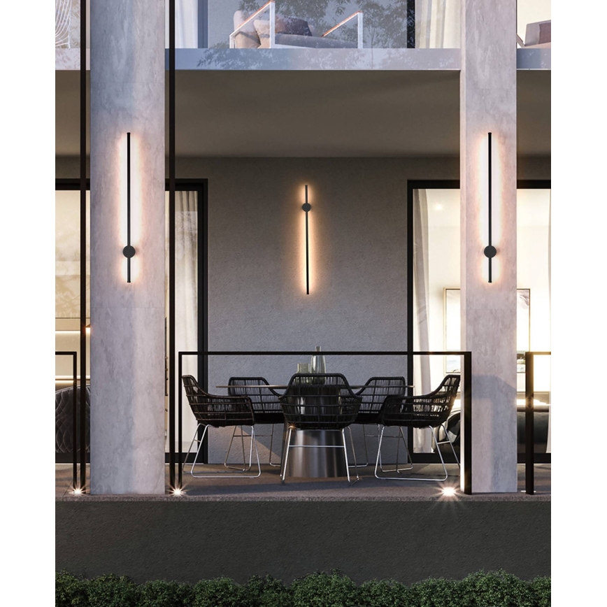 Azzardo AZ5339 - LED Utomhus Vägglampa GUIDO LED/12W/230V IP54