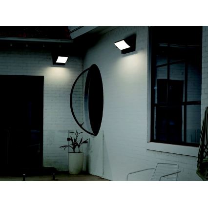 Azzardo AZ5340 - LED utomhusvägglampa med sensor DURANTE LED/21W/230V IP54