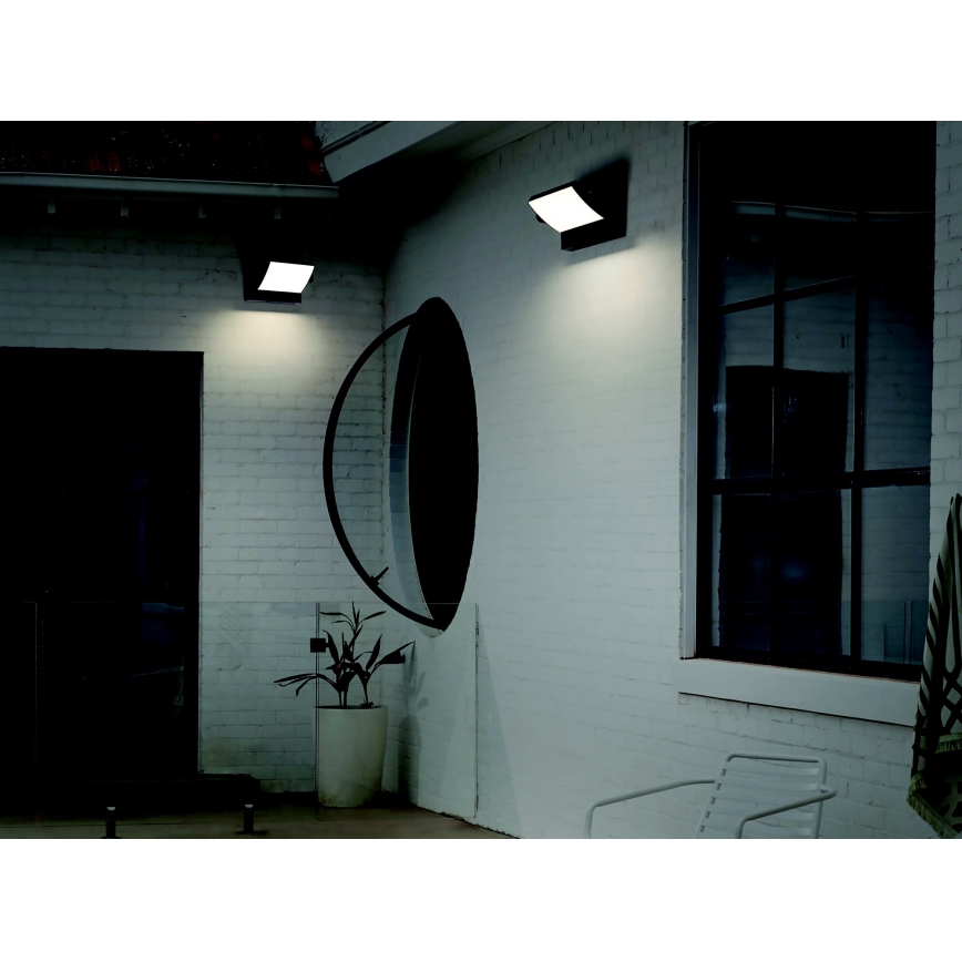 Azzardo AZ5340 - LED utomhusvägglampa med sensor DURANTE LED/21W/230V IP54
