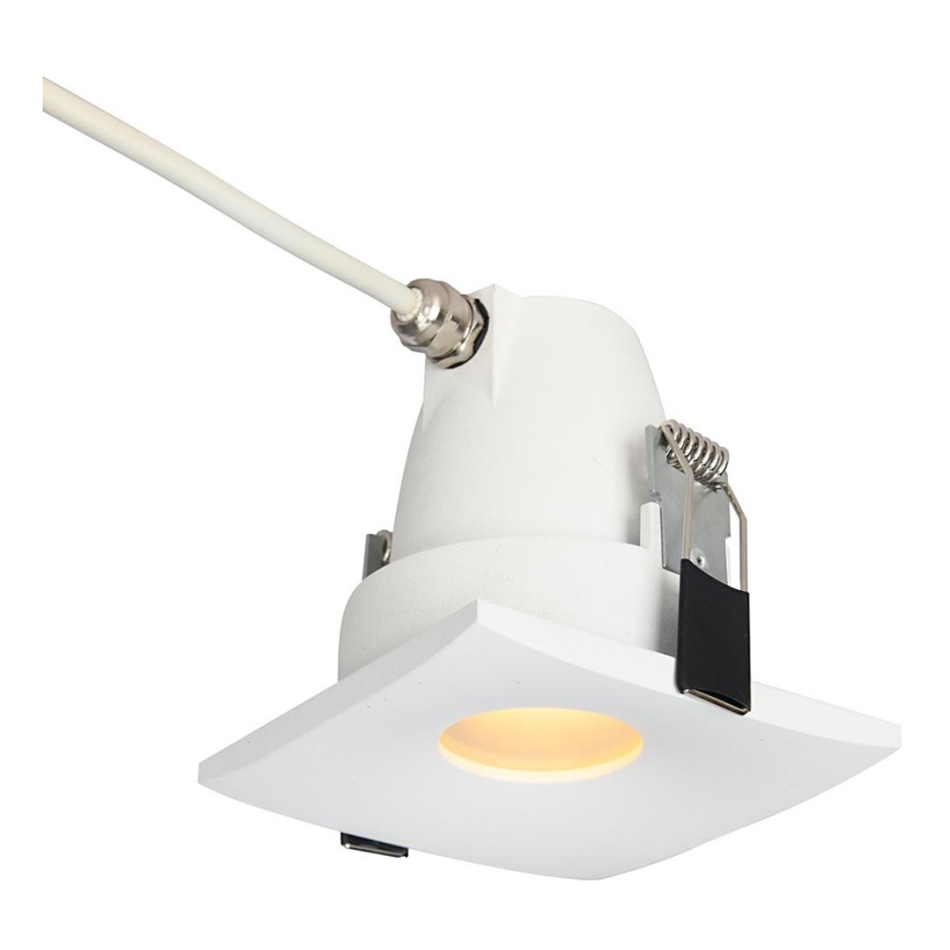 Azzardo AZ5391 - Badrum infälld lampa ROMOLO 1xGU10/50W/230V IP65 vit