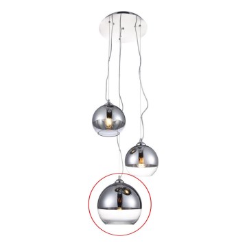 Azzardo - Ersättningsglas till ljuskrona BALL - stor diameter 24 cm