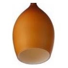 Azzardo - Ersättningsglas till ljuskrona IZZA - gul diameter 13 cm