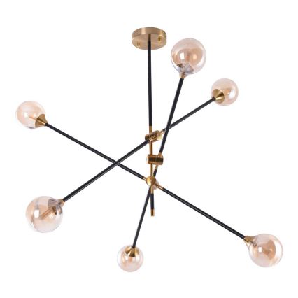 Azzardo - Ersättningsglas till ljuskrona SOLEN diameter 13,5 cm