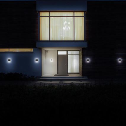 B.K. Licht 1184 - LED vägglampa för utomhusbruk 2xLED/3,5W/230V IP44 4000K