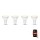 B.K. Licht 1261 - KIT 4x LED Ljusreglerad glödlampa GU10/5,5W/230V Wi-Fi Tuya 2700K
