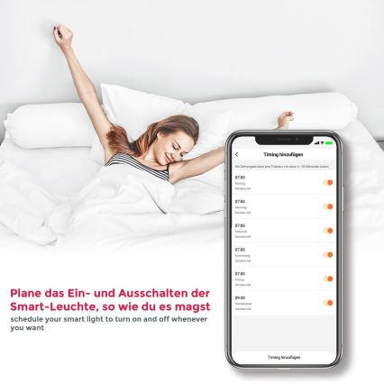 B.K. Licht 1261 - KIT 4x LED Ljusreglerad glödlampa GU10/5,5W/230V Wi-Fi Tuya 2700K