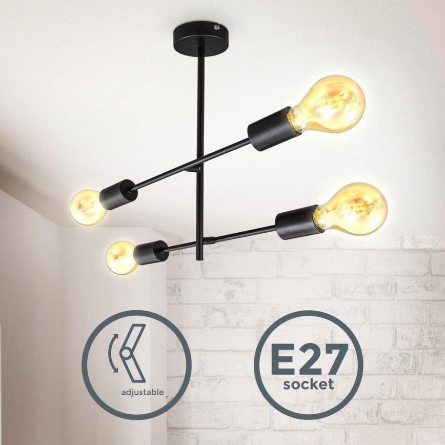 B.K. Licht 1343 - Takkrona  on a pole 4xE27/60W/230V