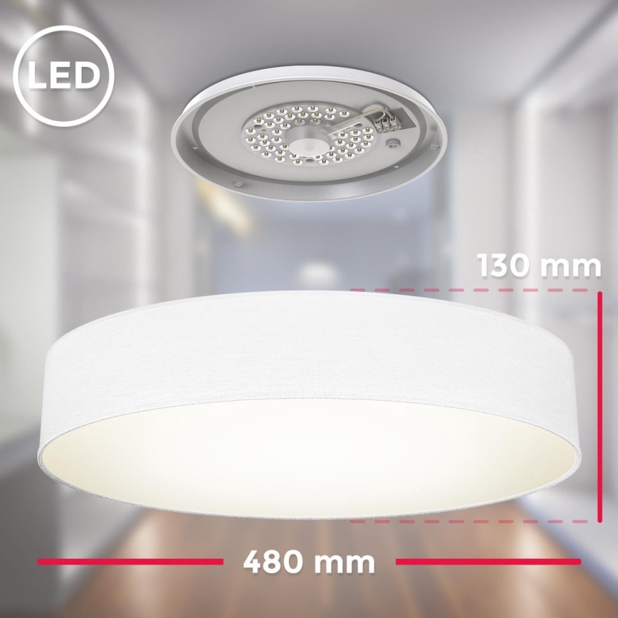 B.K. Licht 1394 - LED taklampa  LED/20W/230V vit