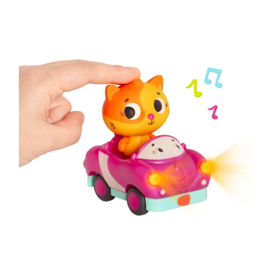 B-Toys - Bilar med melodi och ljus 3xAG13