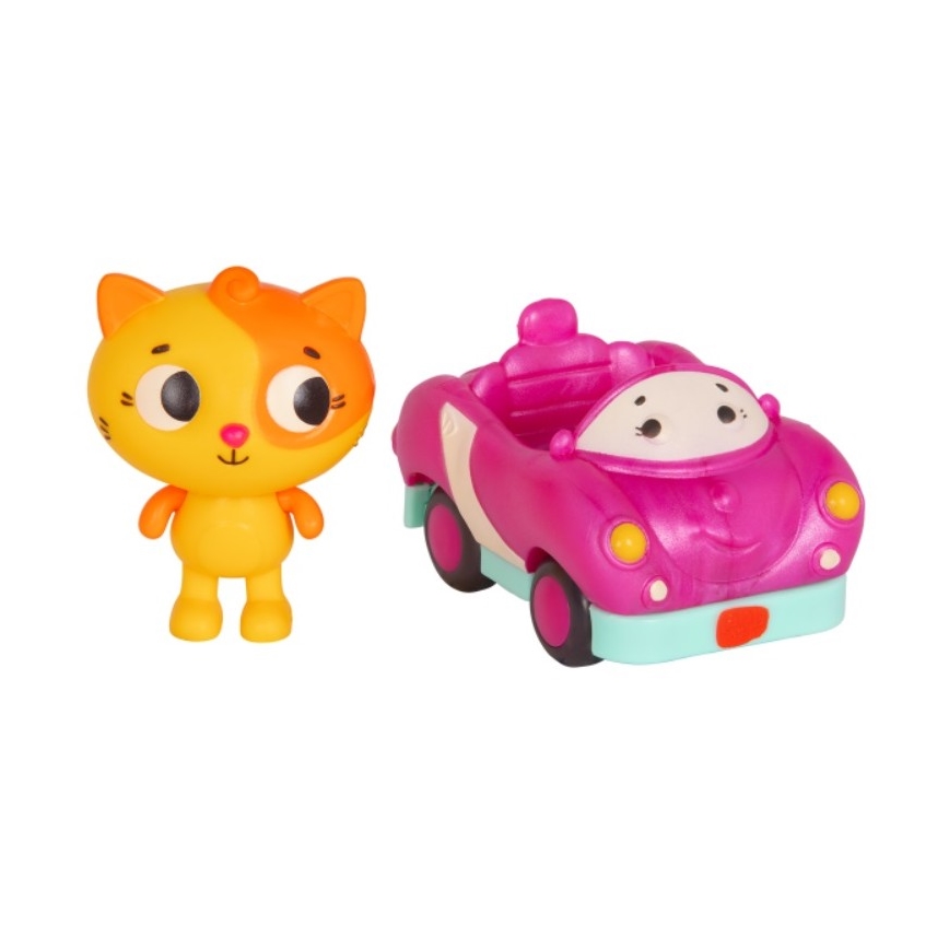 B-Toys - Bilar med melodi och ljus 3xAG13