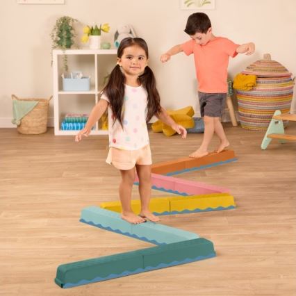 B-Toys - Hinderbana BALANCE & HOP 10 delar