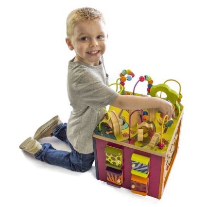 B-Toys - Interaktiv kub Zoo gummifikon