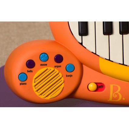B-Toys - Piano med mikrofon för barn Cat 4xAA