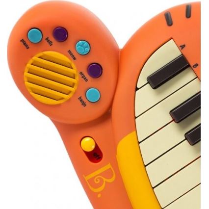 B-Toys - Piano med mikrofon för barn Cat 4xAA