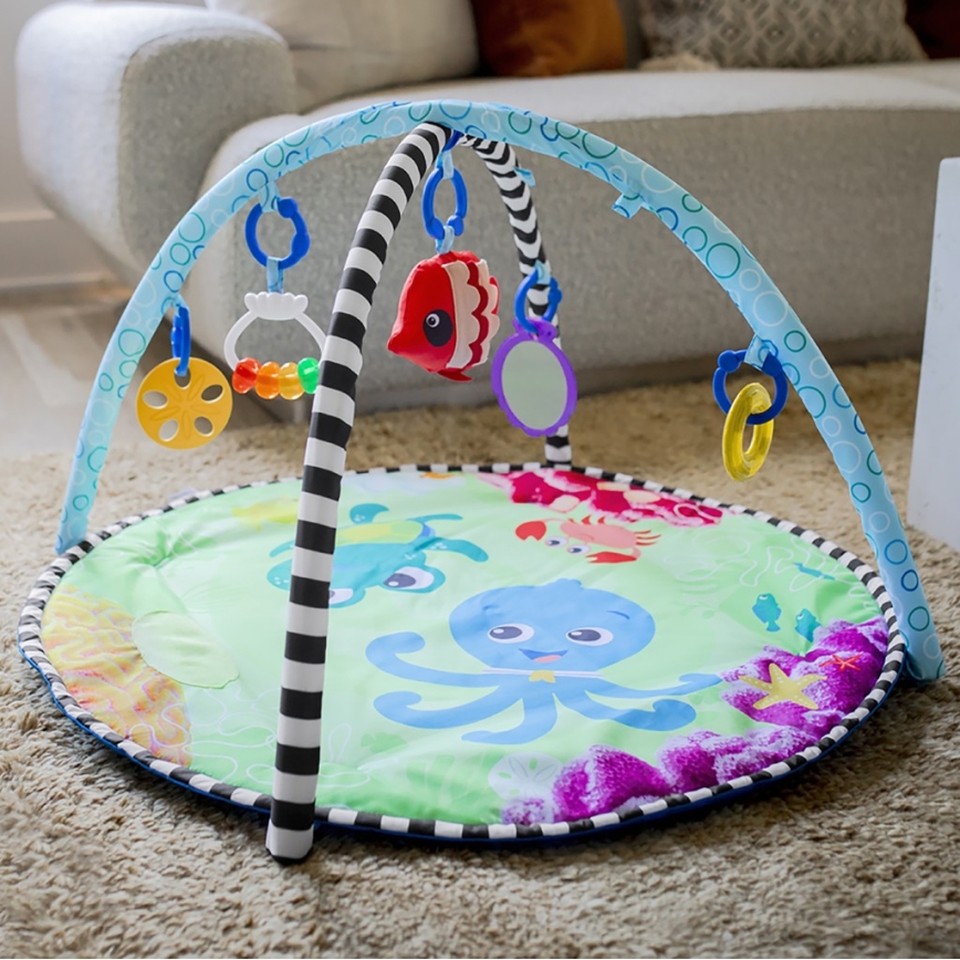 Baby Einstein - Barnfilt för lek med water mat 2i1 SEA FLOOR EXPLORERS
