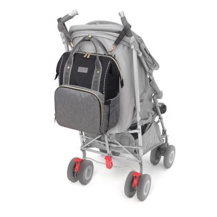 BabyOno - Bytväska för sittvagn Oslo Style svart