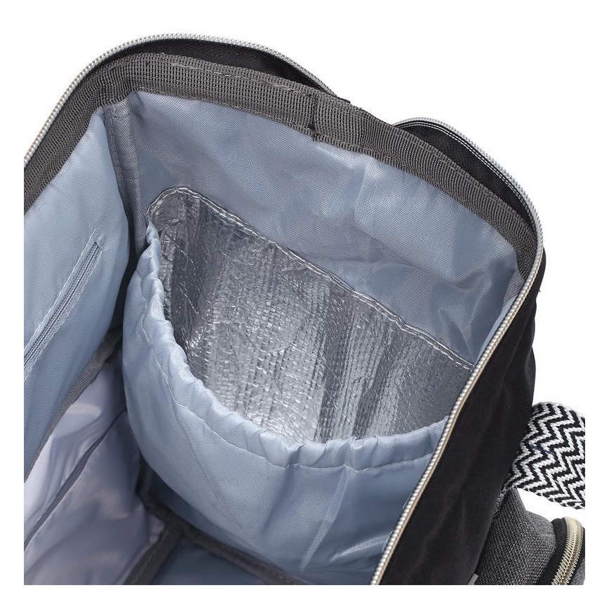 BabyOno - Bytväska för sittvagn Oslo Style svart