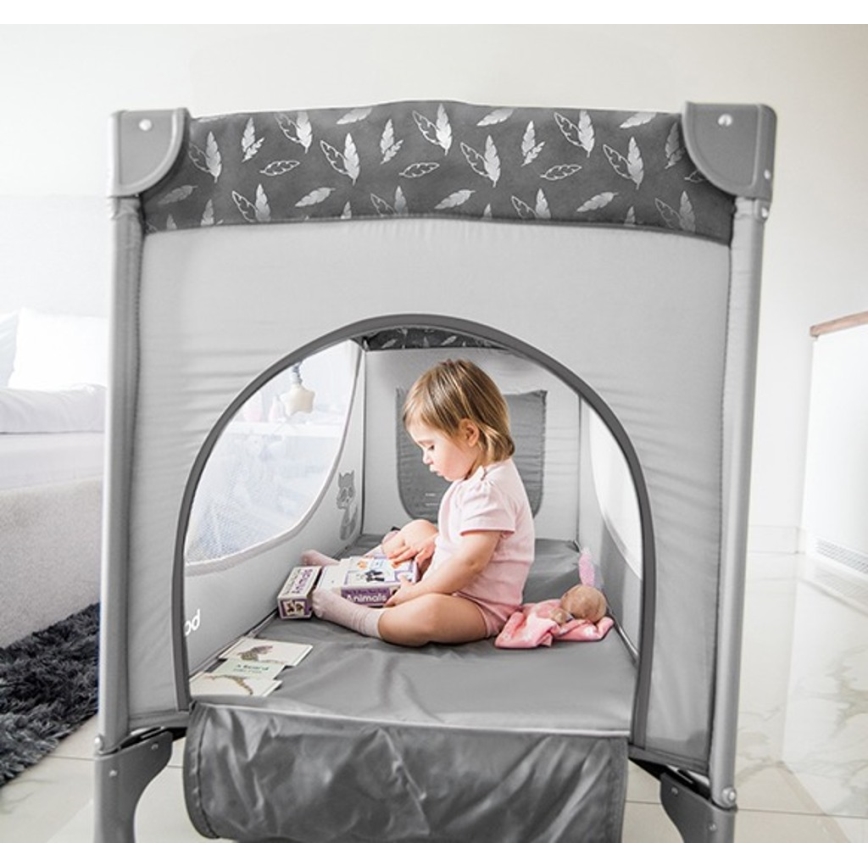 BabyOno - Resesäng BASIC grå