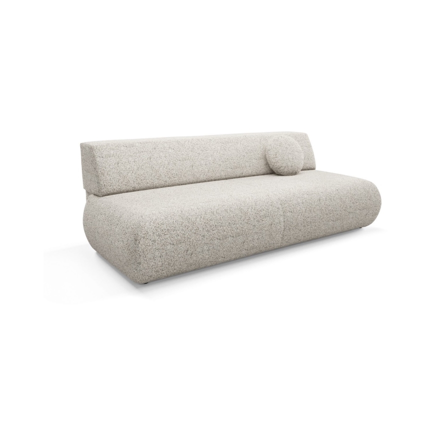 Bäddbar tresitssoffa med praktisk förvaring PRATO, beige