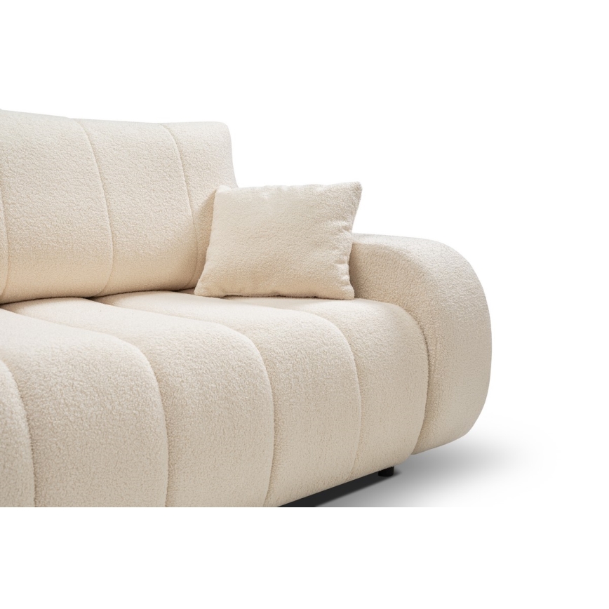Bäddbar tresitssoffa DESIO beige