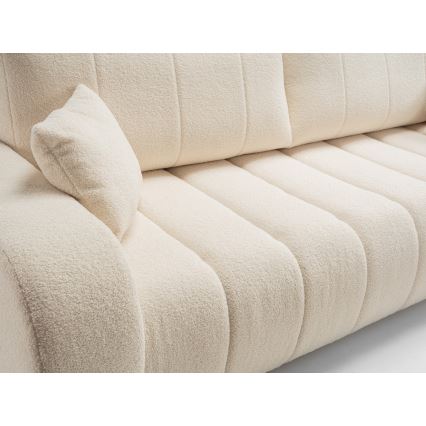 Bäddbar tresitssoffa DESIO beige