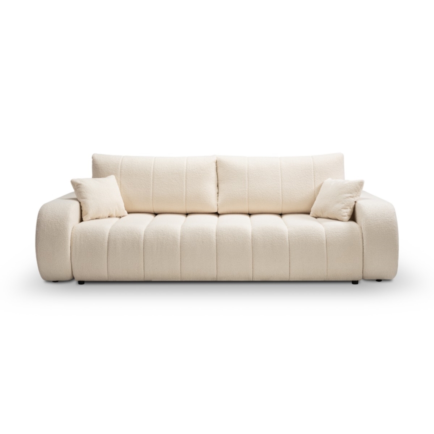 Bäddbar tresitssoffa DESIO beige