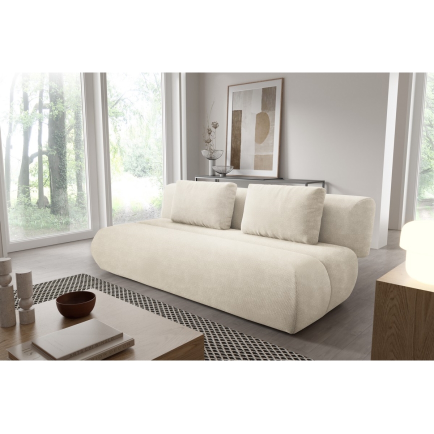 Bäddsoffa med tre platser FANO grädde