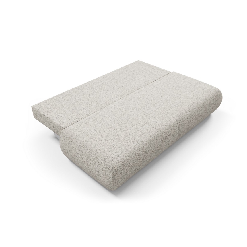 Bäddsoffa med tre platser med förvaringsutrymme PRATO beige