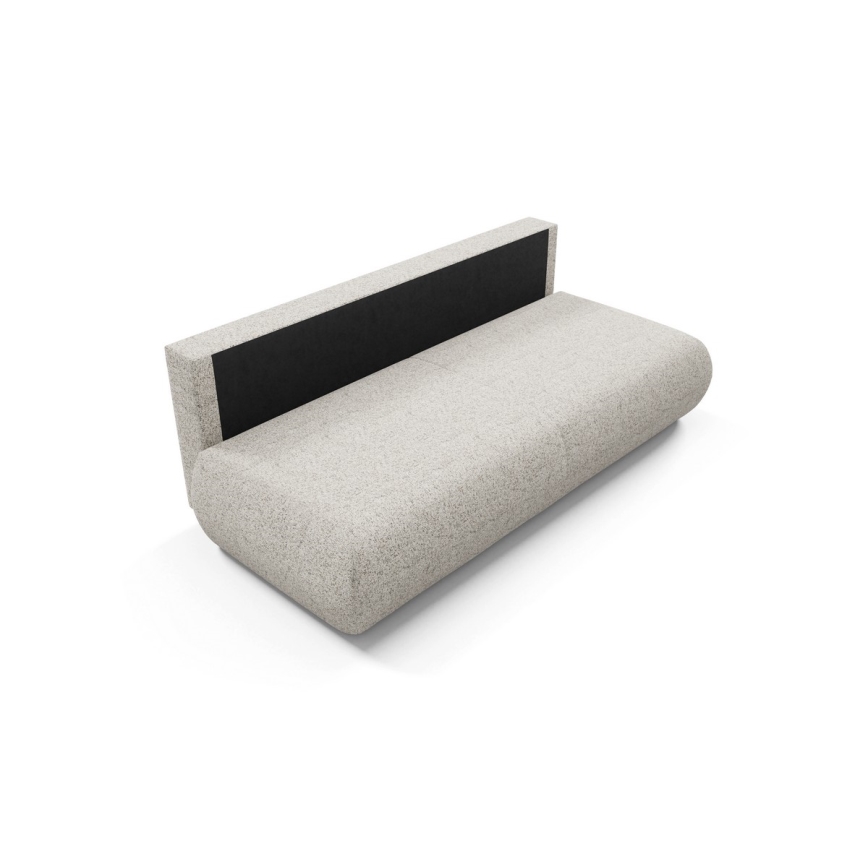 Bäddsoffa med tre platser med förvaringsutrymme PRATO beige