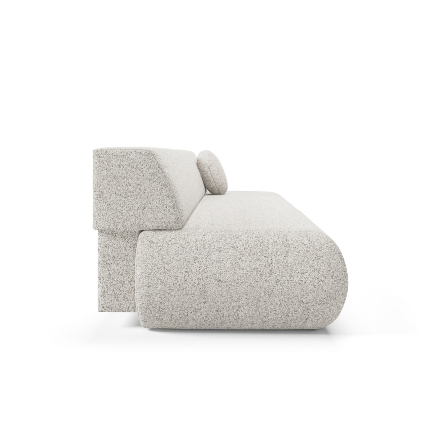 Bäddsoffa med tre platser med förvaringsutrymme PRATO beige