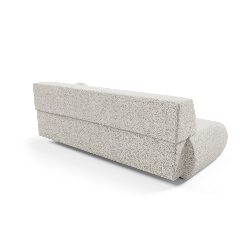 Bäddsoffa med tre platser med förvaringsutrymme PRATO beige