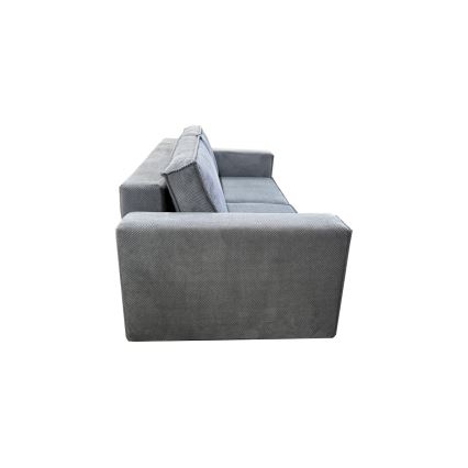 Bäddsoffa med tre platser med förvaringsutrymme RONDA grå
