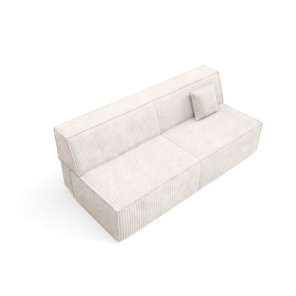 Bäddsoffa med tre platser med förvaringsutrymme TERAMO beige