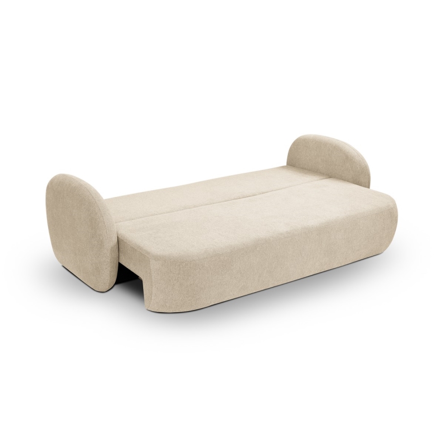 Bäddsoffa med tre platser OLBIA beige