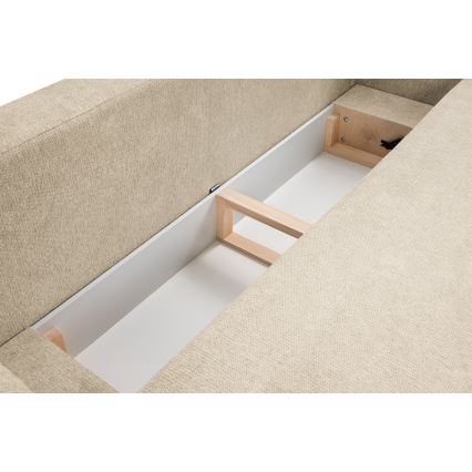 Bäddsoffa med tre platser OLBIA beige