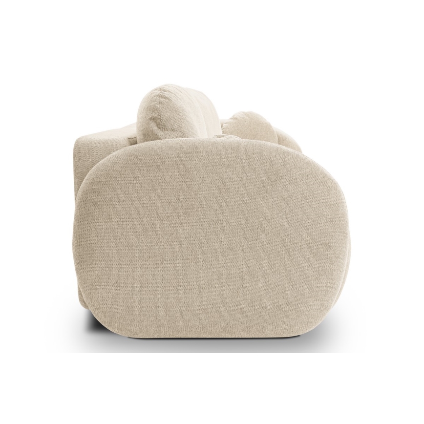 Bäddsoffa med tre platser OLBIA beige