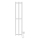 Badrum element HF SLIM 110W/230V 117x25 cm vit vinklat